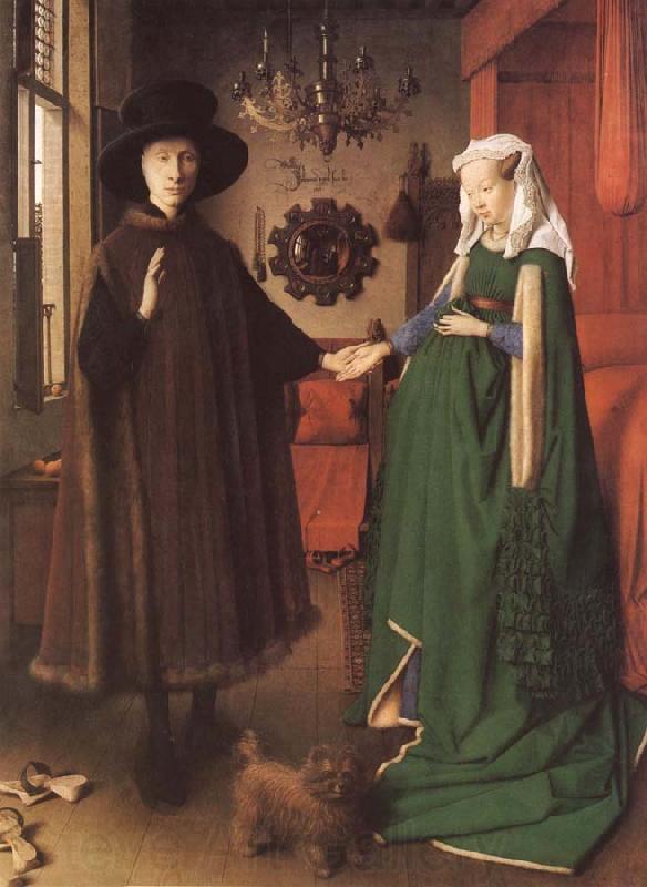 Jan Van Eyck Giovanna Cenami and Giovanni Arnolfini France oil painting art